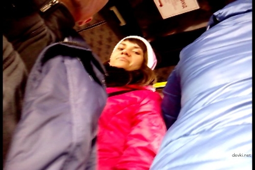 Teen Voyeur Watches Public Masturbation on Bus