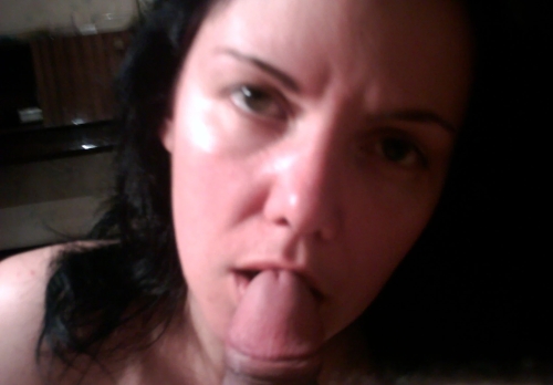 Deepthroat Selfie with Cock in Mouth - Explicit Blowjob Porn