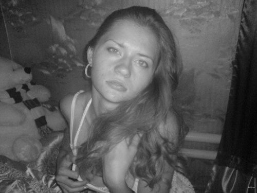 Interracial Homemade Sex Photos of Hot Couple in Black and White