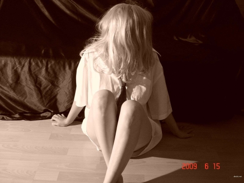 Sensual Woman Erotic Beauty: Sultry Female in Seductive Pose