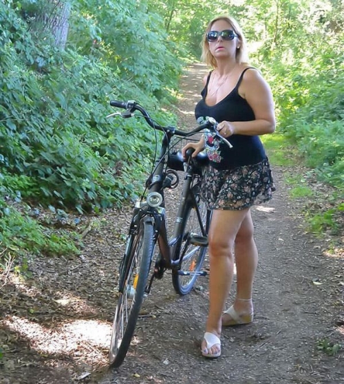Busty MILF Takes a Walk in the Woods: Hot and Explicit Outdoor Adventure!