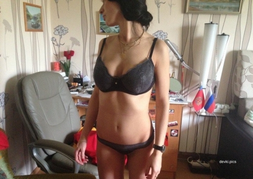 Topless Busty Girl Exposing Boobs in Provocative Pose
