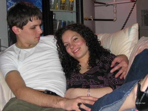 Guy Cums on His Girlfriend - Hot Cumshot Action!