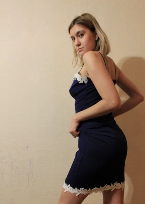 Stunning Girlfriend Can't Stop Excitedly Posing in Front of the Camera