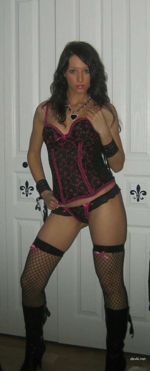 Girl removes panties and caresses pussy for explicit pleasure