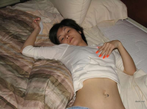 Asian babe deepthroats huge black cock
