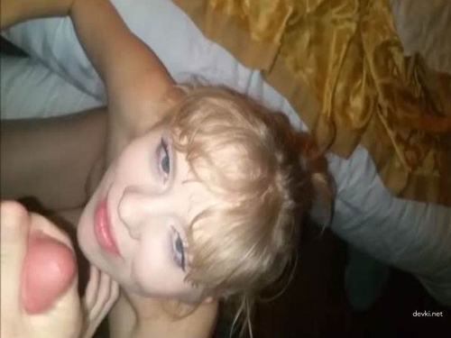 Girl Executed with Cum: Hardcore Bukkake Gangbang