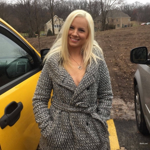 Seductive Blonde Strips Down Outdoors - Hot Public Undressing Scene