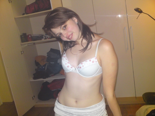 Sexy Girl Adores Her Small Boobs - Hot and Explicit Photo