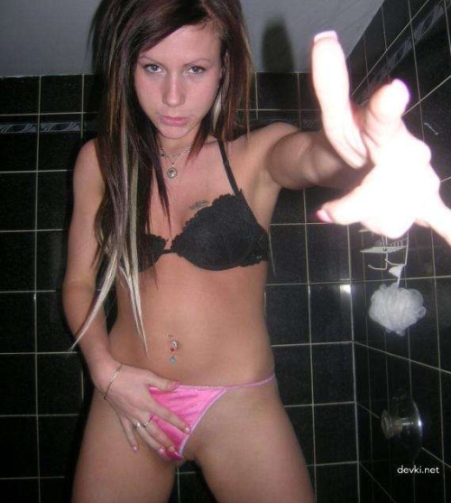 Sexy Girl in Pink Panties - Hot and Sultry Lingerie Photoshoot